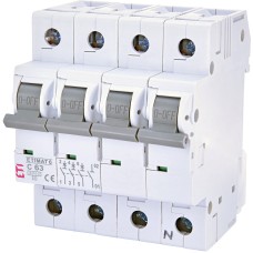 Автоматический выключатель ETI ETIMAT 6 3p+N C 63A (2146522)