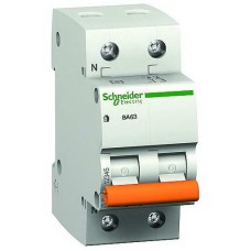 Автоматичний вимикач Schneider Electric ВА63 1P N 10A хар-ка C 4,5кА 11212