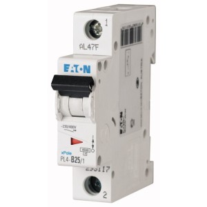 Автоматический выключатель Eaton (Moeller) PL4-C20/1 (293125)