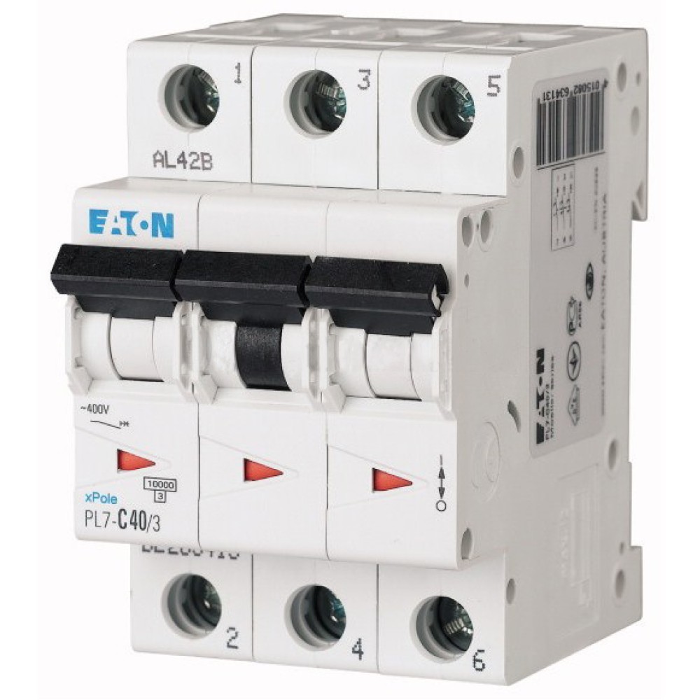 Автоматический выключатель Eaton (Moeller) PL7-D40/3 (263425)