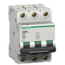 Автоматичний вимикач Schneider Electric iC60N 3P 40A хар-ка C 6кА