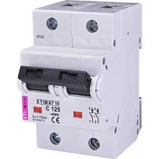 Автоматический выключатель ETI ETIMAT 10 2p C 125А (2133733)