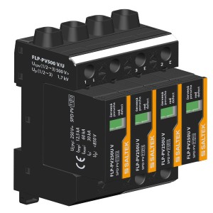 Обмежувач перенапруг УЗИП SALTEK FLP-PV500 V / U