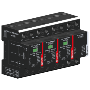 Комбинированный грозовой разрядник УЗИП SALTEK FLP-B+C MAXI VS/3+1