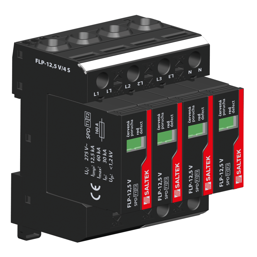 Ограничитель перенапряжения УЗИП SALTEK FLP-12,5 V/4 S