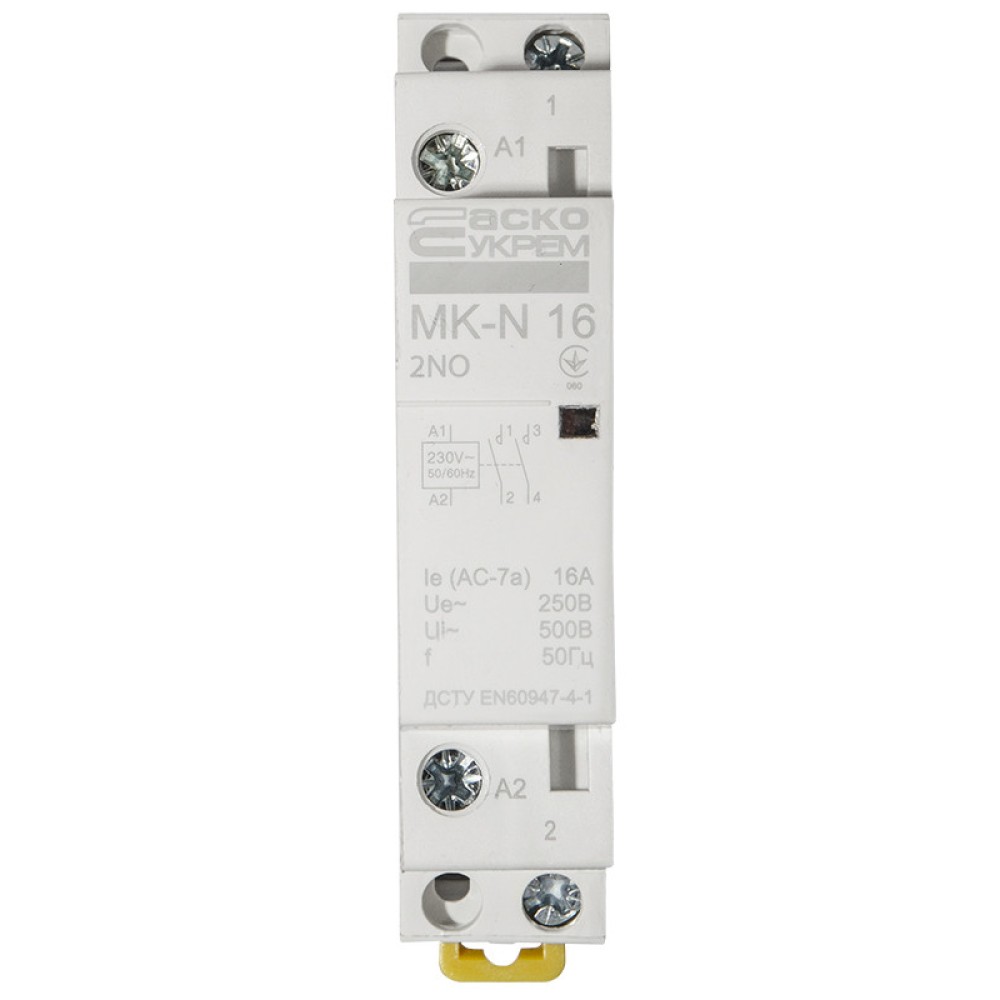 Модульный пускатель Аско MK-N 2P 16A 2NO (A0040030023)