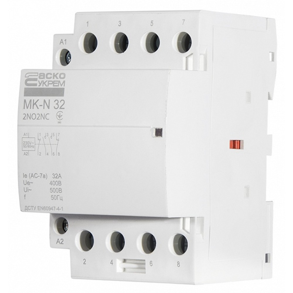 Модульный пускатель Аско MK-N 4P 32A 2NO2NC (A0040030035)