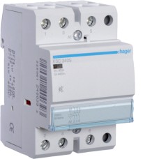 Контактор бесшумный Hager ESC340S 40A, 3НЗ, 230В
