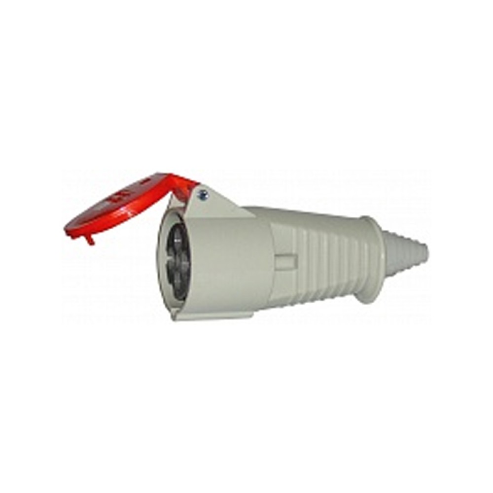Гнездо переносное Аско ГП 16А/2 (220В) 2Р+РЕ (212) Белое (A0080030009)