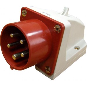 Вилка стационарная Аско ВС 16А/5 3Р+N+РЕ (515) (A0080060003)