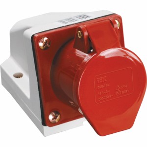 Розетка стационарная ИЭК 115 16А 380В 3Р+PЕ+N (PSR12-016-5)
