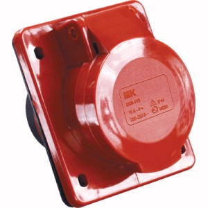 Розетка скрытая ИЭК 424 32А 380В 3Р+PЕ (PSR42-032-4)