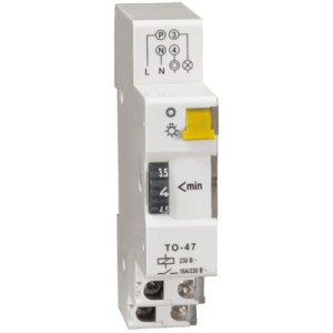 Таймер освещения ИЭК ТО47 1-7мин 16А 230В на DIN (MTA30-16)