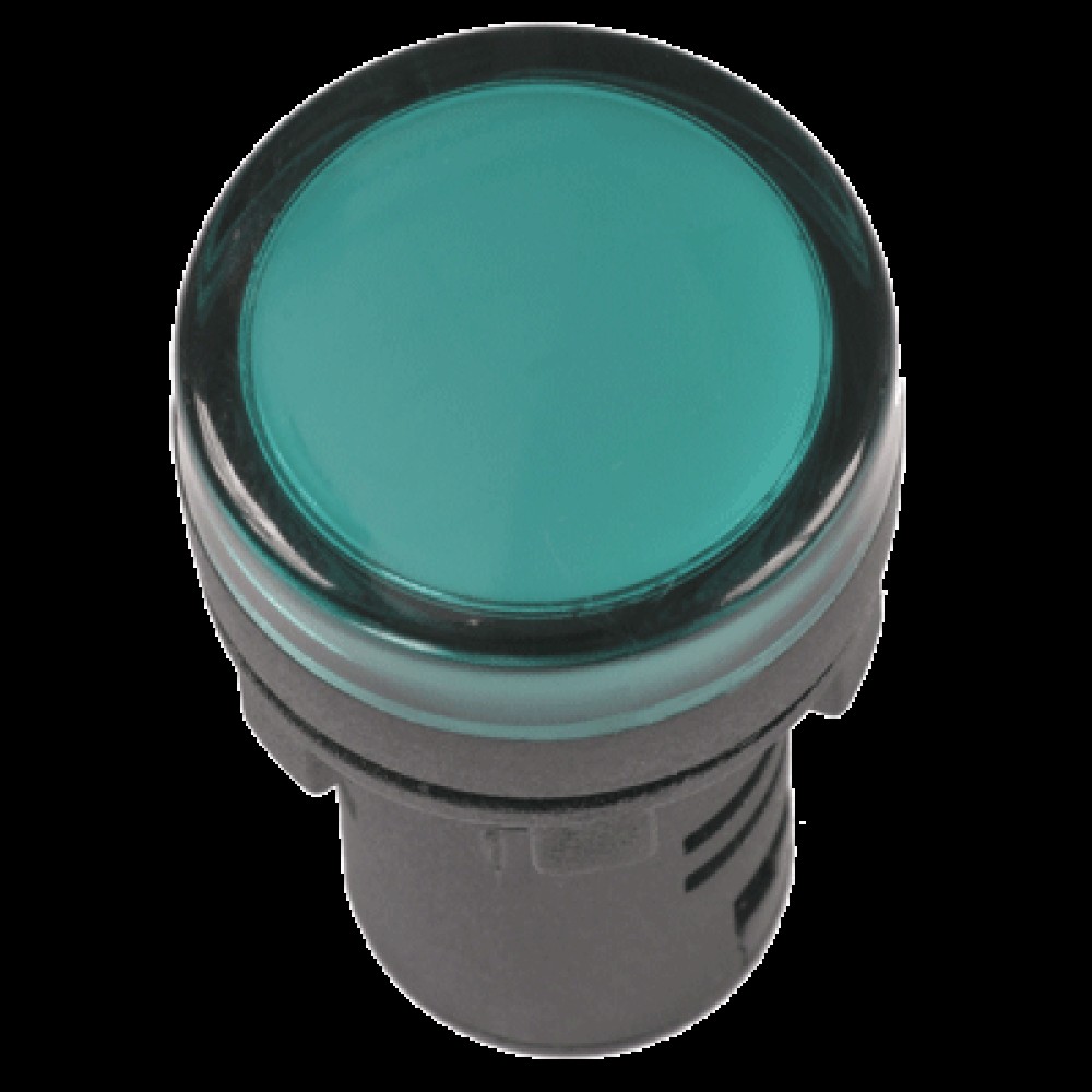 Лампа ІЕК AD22DS (LED) D22мм жовта матриця 12В AC / DC
