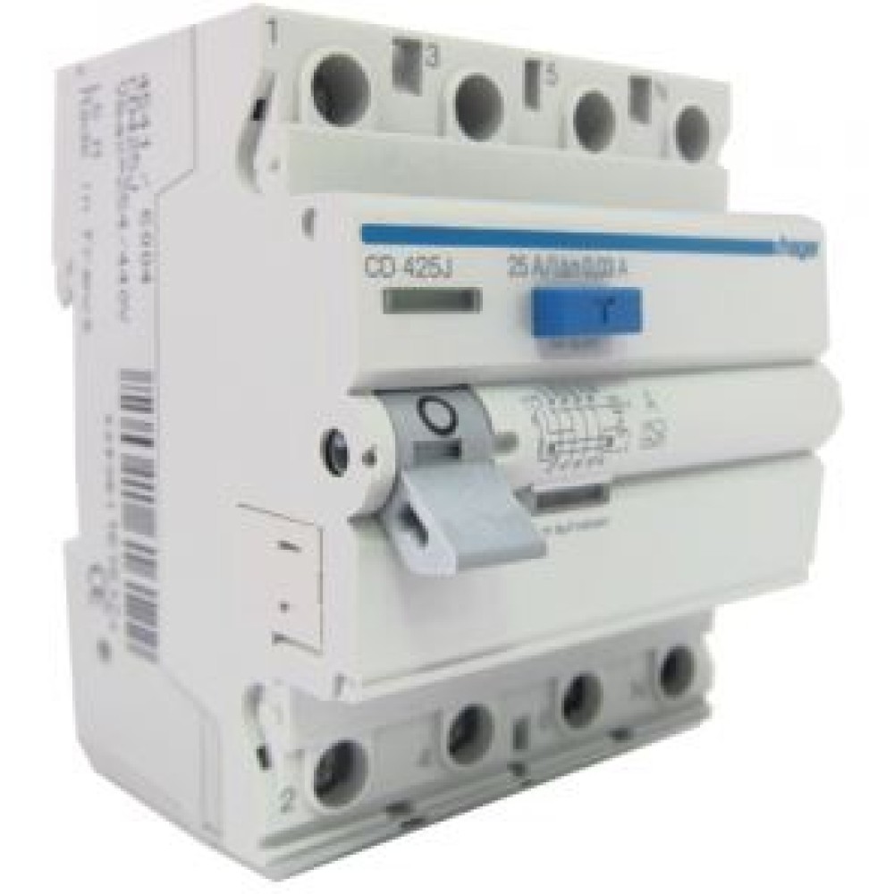 Дифференциальное реле Hager CD425J (тип А)