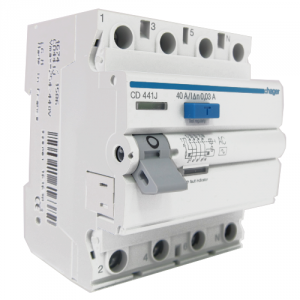 Дифференциальное реле Hager CD441J (тип АC)