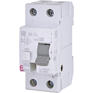 Реле диференціальне (ПЗВ) EFI6-2 63 / 0,03 тип AC (6kA), ETI (2062134)
