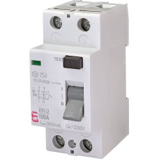 Реле дифференциальное (ПЗВ) EFI-2 100/0,3 тип AC (10kA), ETI (2062535)