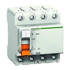 Дифференциальное реле Schneider Electric ВД63 4P 63А 100мА (11467)