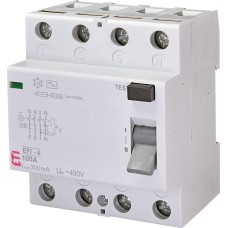 Реле диференціальне (ПЗВ) EFI-4 100 / 0,3 тип AC (10kA), ETI (2062155)