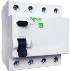 Дифференциальное реле Schneider Electric Easy9 4P 63А 30мА тип AC EZ9R34463