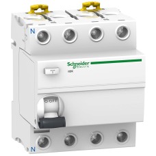 Диференціальний вимикач (ПЗВ) Schneider Electric iID K тип AC 4P 40А 30мА A9R50440