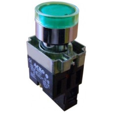 Кнопка с подсветкой АсКо XB2-BW3371 220/250В зеленая (A0140010021)