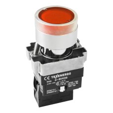 Кнопка ИЭК LAY5-BW3461 с подсветкой красная 1з (BBT50-BW-K04)