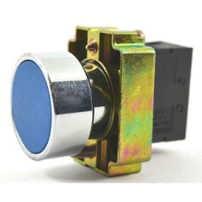 Кнопка ИЭК LAY5-BA61 без подсветки синяя 1з (BBT60-BA-K07)