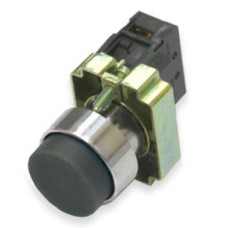 Кнопка ИЭК LAY5-BL21 без подсветки черная 1з (BBT70-BL-K02)