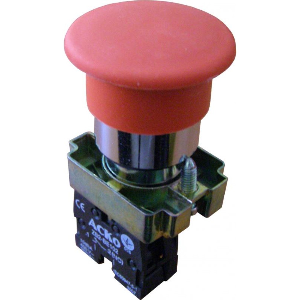 Кнопка "Стоп" АсКо XB2-BC42 (грибок) (A0140010031)