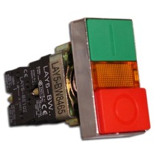 Кнопка ИЭК LAY5-BW8465 "I-O", сдвоенная с подсветкой (BBD40-BW-K51)