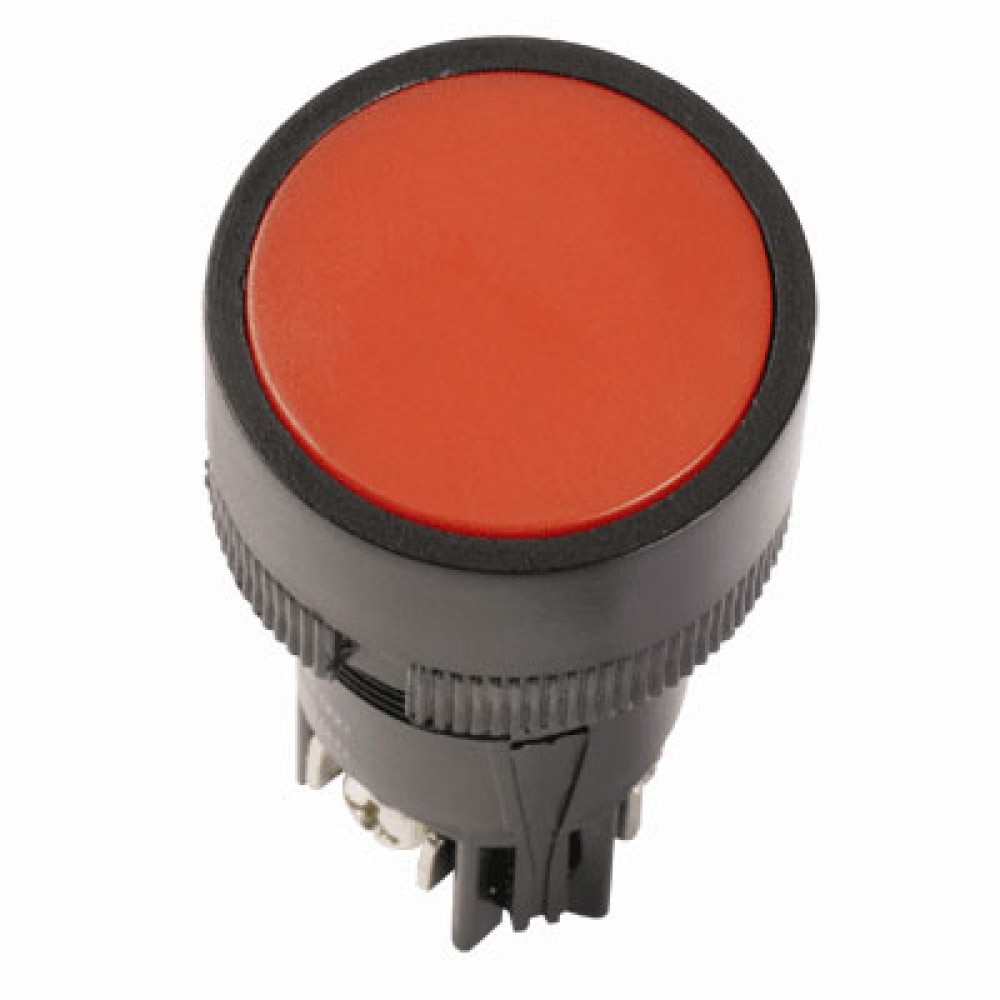 Кнопка ИЭК SВ-7 Стоп красная 1р D22мм 240В (BBT40-SB7-K04)