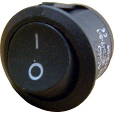 Переключатель АсКо YL213-04 черный круглый
