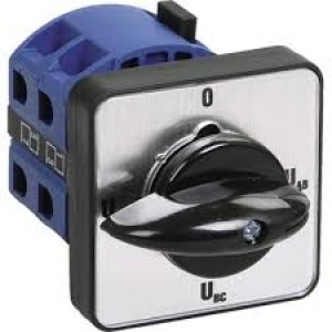 Переключатель кулачковый ИЭК ПКП25-44/O 25А "Uc-O-Ua-Ub" 4Р/400В (BCS14-025-4)