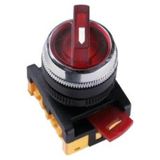 Переключатель ИЭК АNСLR-22-3 красный неон 240В 1з+1р (BSW10-ANCLR-3-K04)