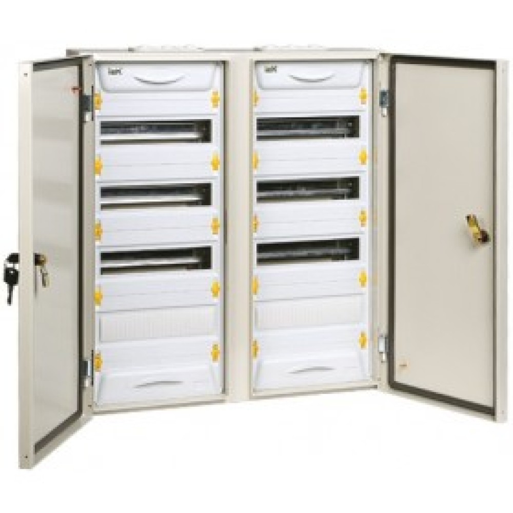 Корпус металлический ИЭК ЩРн-2х48з-1 74 IP54 UNIVERSAL (MKM11-N-2X48-54-Z-U)