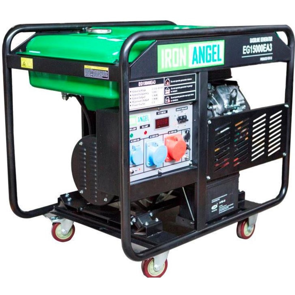Генератор бензиновый IRON ANGEL EG15000EA3
