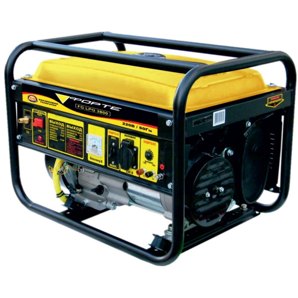 Генератор бензиново-газовый FORTE FG LPG 3800
