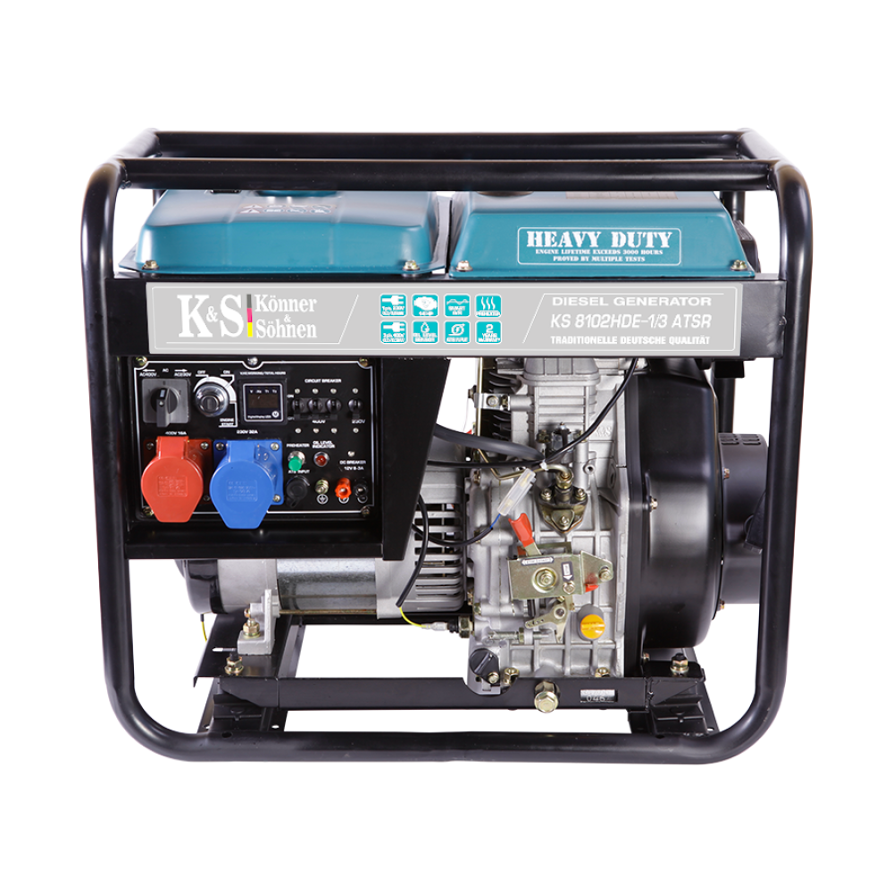 Генератор дизельный Konner&Sohnen KS 8102HDE-1/3 atsR (EURO II)
