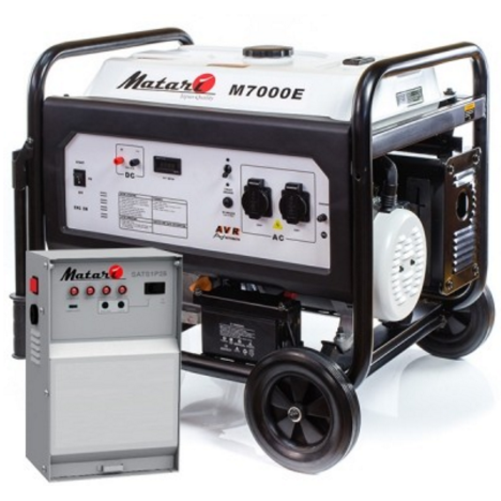 Генератор бензиновый Matari M7000E-ATS