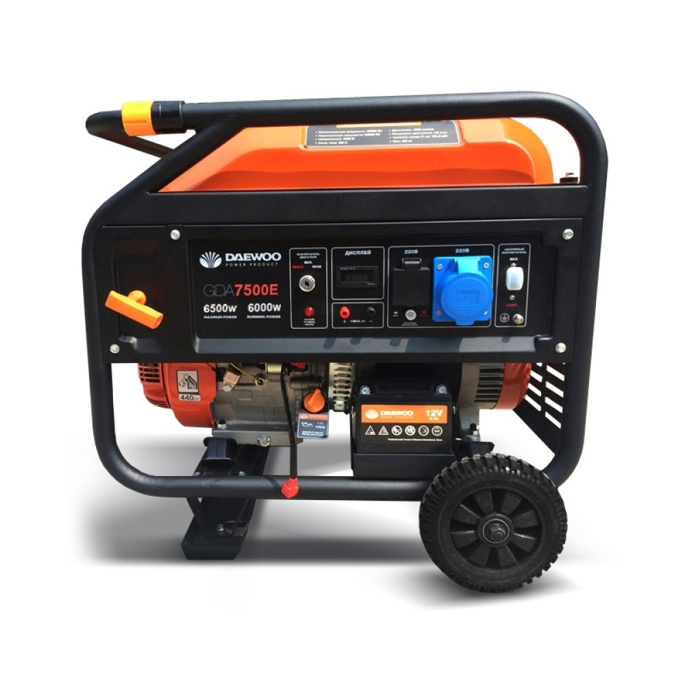 Генератор бензиновый Daewoo GDA 7500E
