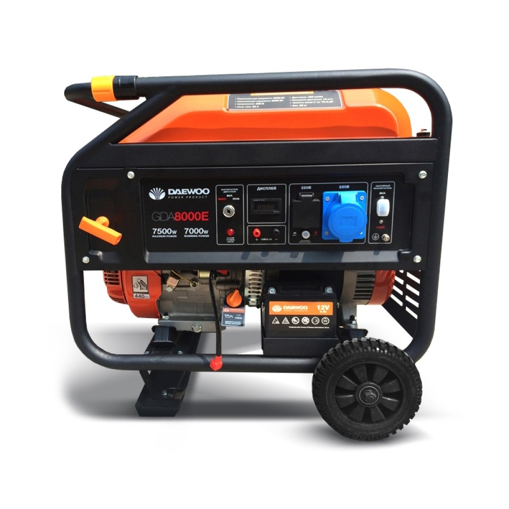 Генератор бензиновый Daewoo GDA 8000E