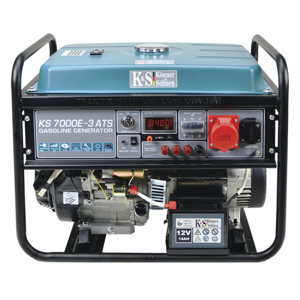 Генератор бензиновый Konner&Sohnen KS 7000E ATS-3