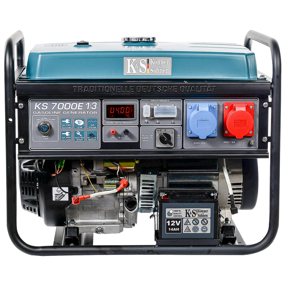 Генератор бензиновый Konner&Sohnen KS 7000E 1/3