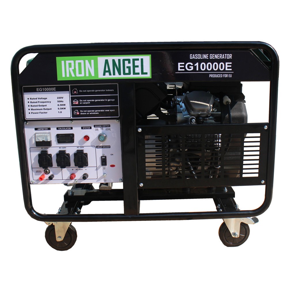 Генератор бензиновий IRON ANGEL EG 10000 E