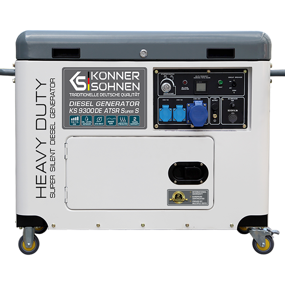 Генератор дизельный Konner&Sohnen KS 9300DE ATSR SUPER S