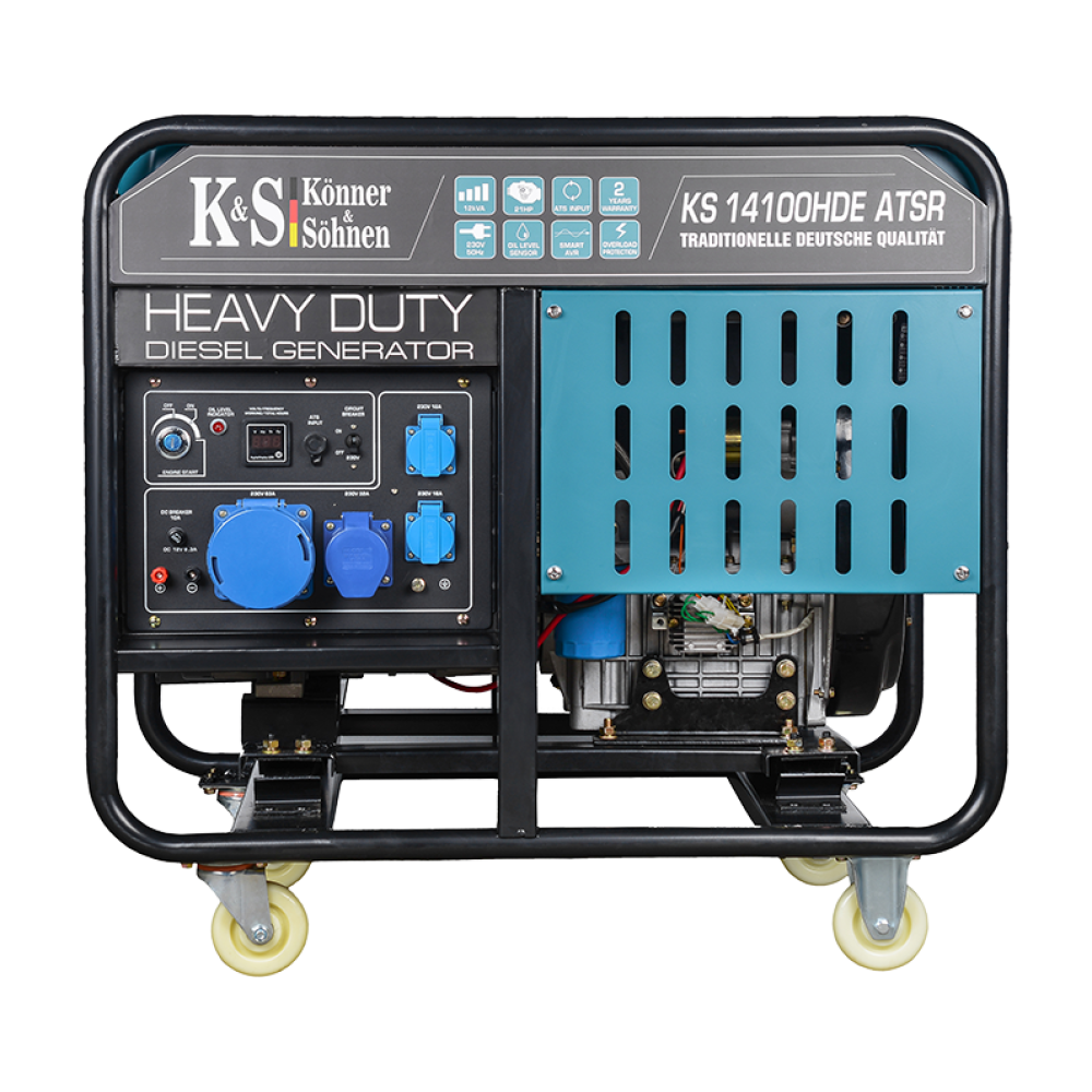 Генератор дизельный Konner&Sohnen KS 14100HDE ATSR