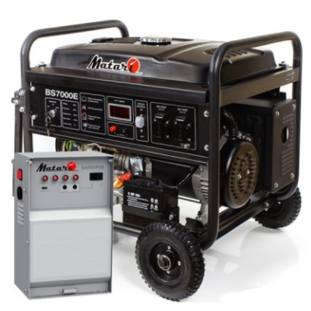 Генератор бензиновый Matari BS7000E-ATS