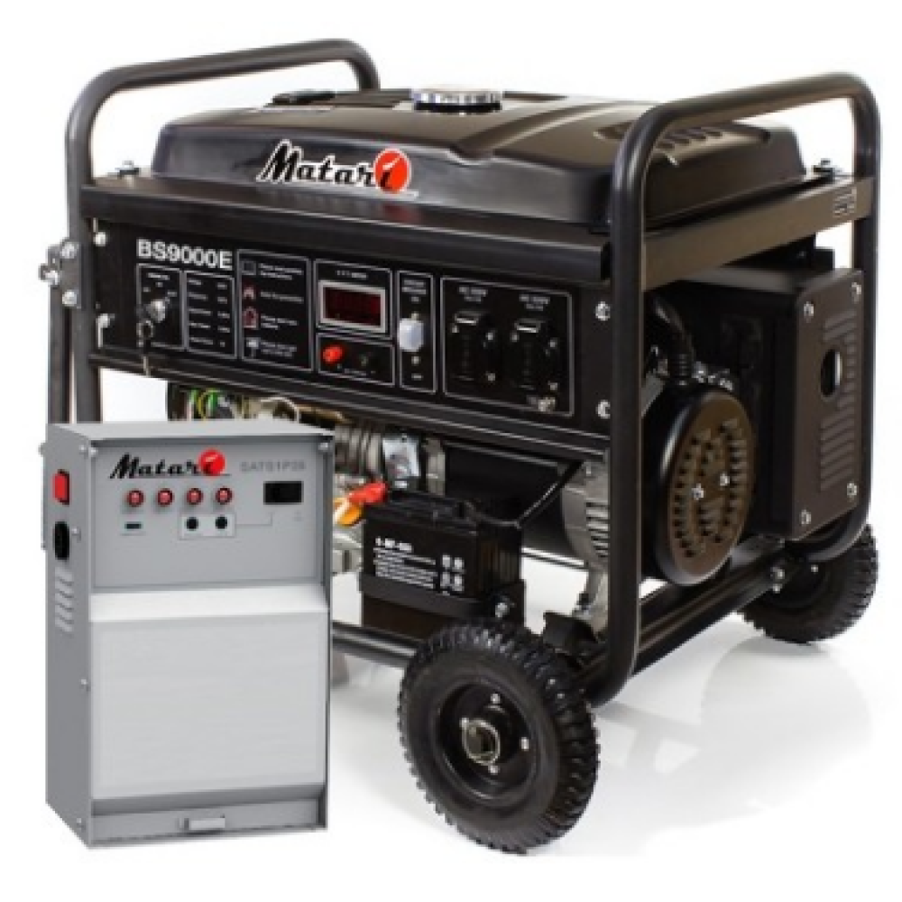 Генератор бензиновый Matari BS9000E-ATS